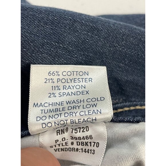 Daytrip Jeans DBK170 Womens Size 32R Stretch Denim Mid Rise - Picture 12 of 13